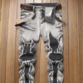 Urban Edge – Men’s Slim Fit Gray Washed Jeans