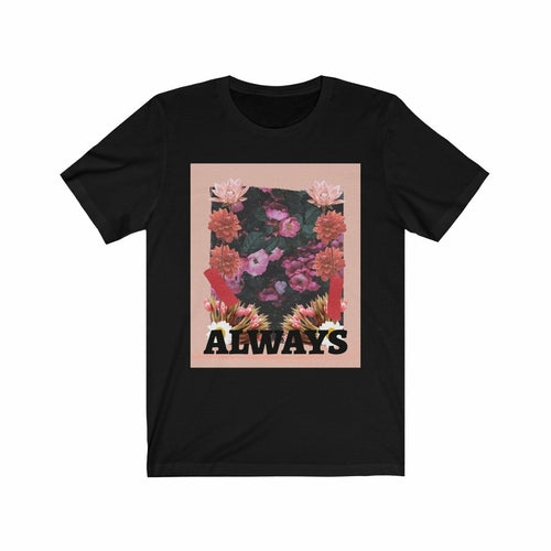 Floral Grunge Jersey Short Sleeve Tee