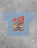 Underground Original Design: Summer of '79 Hot Dogs Boxy Cotton T-Shirt